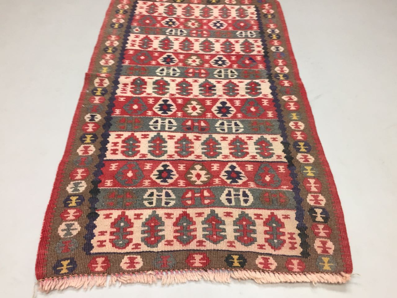 Traditional Turkish Kilim Rug shabby vintage wool Boho Kelim 94x57cm Small Antiques:Carpets & Rugs kilimshop.myshopify.com
