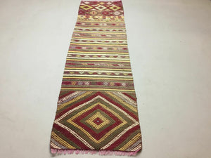 Old Turkish narrow Kilim Runner 210x58 cm, shabby chic, vintage  decor kelim rug Antiques:Carpets & Rugs kilimshop.myshopify.com