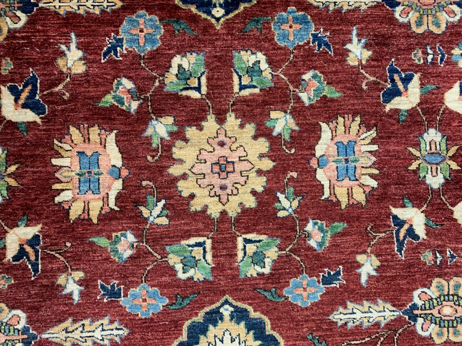 Large Afghan Wool Kazak Rug 290x200 cm Chobi, Very Fine kilimshop.myshopify.com