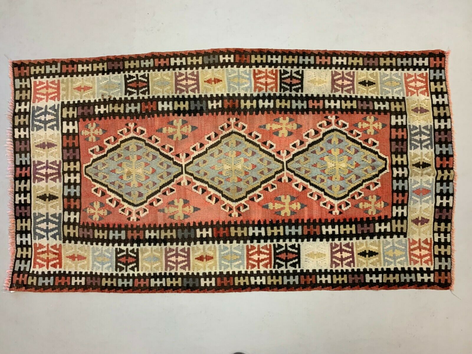 Vintage Turkish Kilim Kelim Rug shabby, country home, boho 185x98 cm medium Antiques:Carpets & Rugs kilimshop.myshopify.com