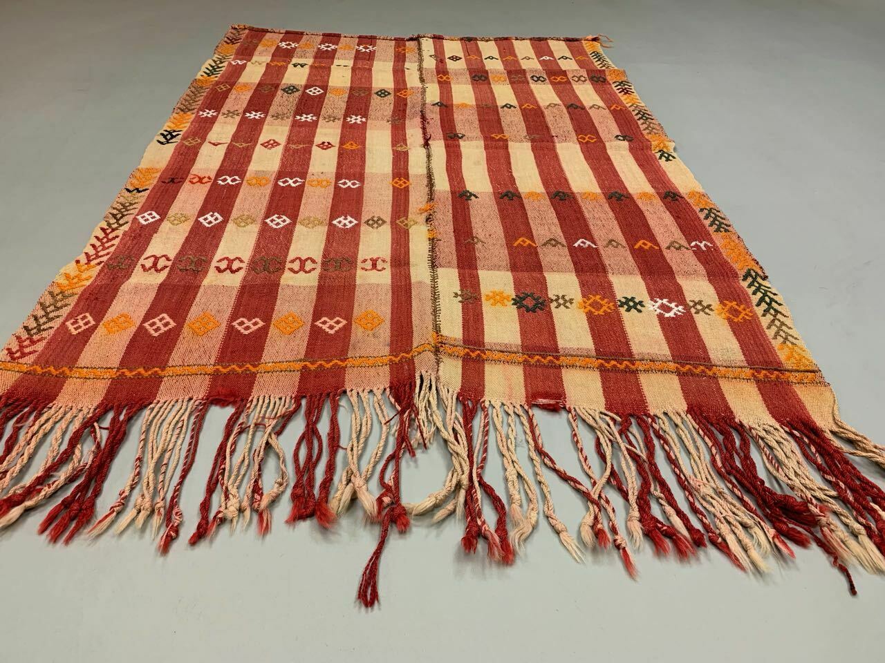 Antique Turkish Moroccan Kilim Rug shabby vintage wool Kelim 142x104 cm medium Antiques:Carpets & Rugs kilimshop.myshopify.com