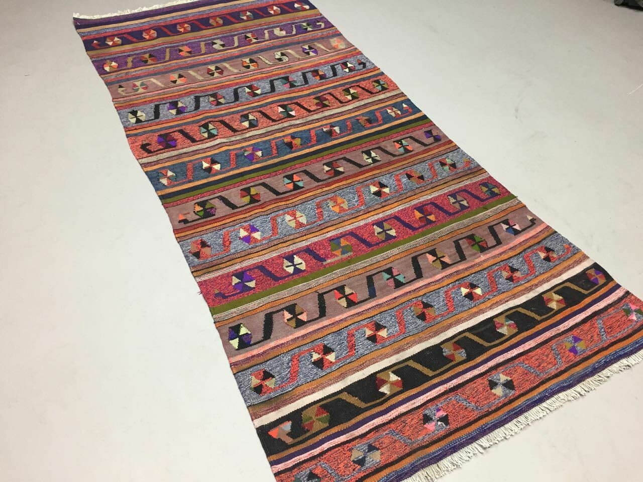 Tribal Turkish Kilim Rug Runner 180x82 cm shabby vintage old  Kelim rug Antiques:Carpets & Rugs kilimshop.myshopify.com