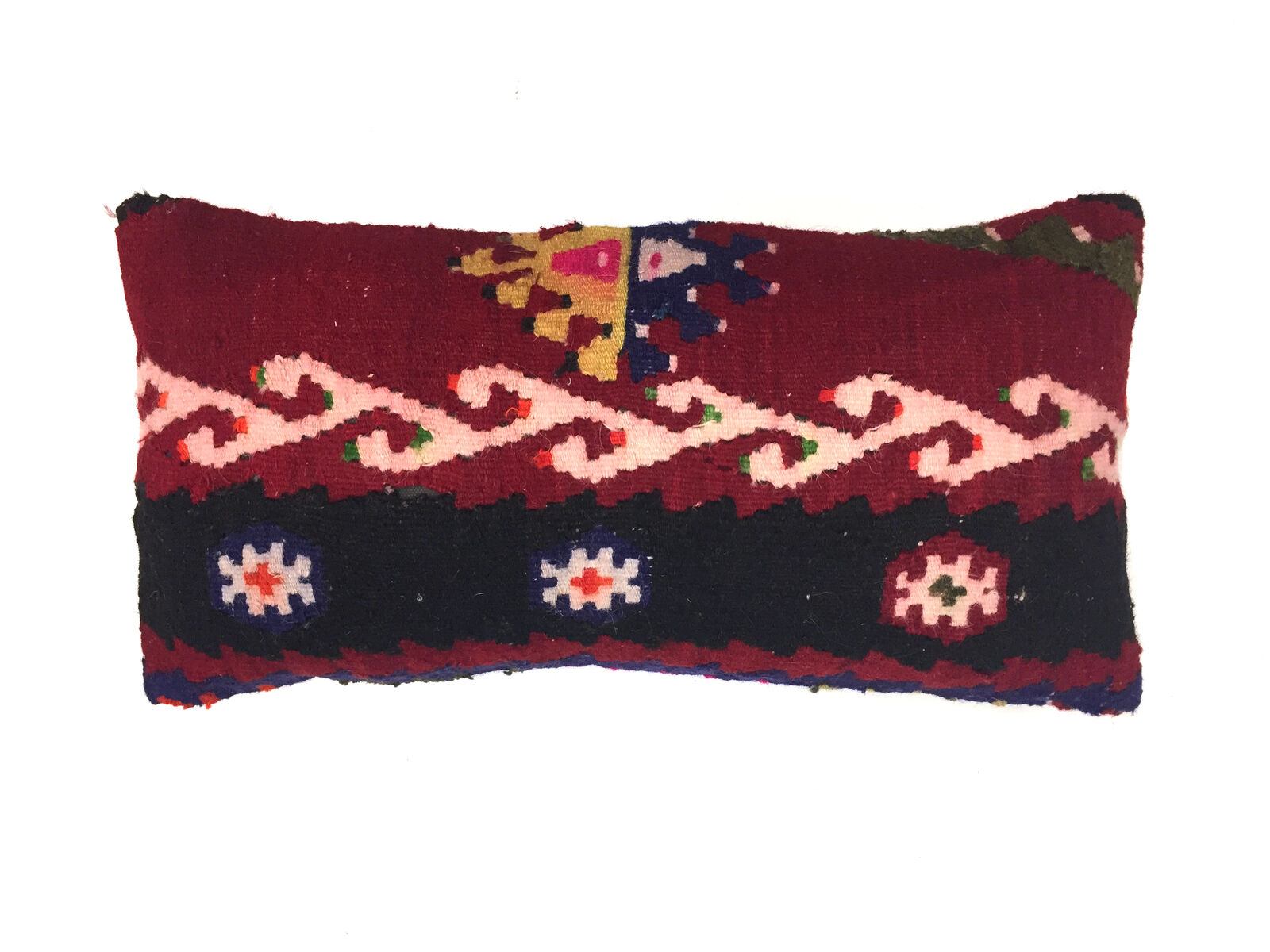 Kilim Pillow Cover 30x60 cm Meditation Bench Cushion Tapis Kelim Teppich Boho