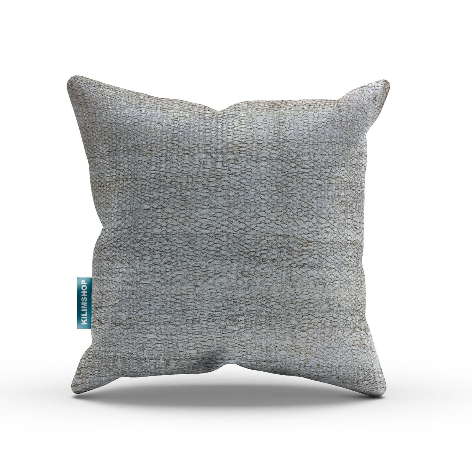 Vintage Kilim Cushion Cover 40x40 cm Square Wool Kelim Pillow Moroccan Decor