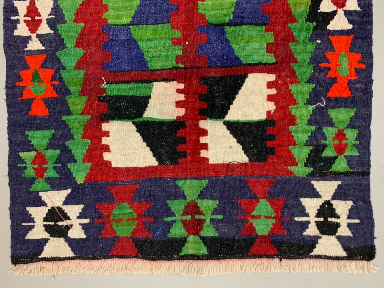 Vintage Turkish Kilim 112x72 cm Kelim Rug shabby, rare square, boho small Antiques:Carpets & Rugs kilimshop.myshopify.com