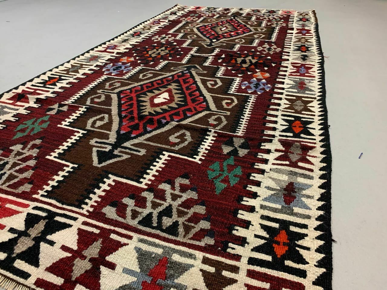 Vintage Turkish Kilim Kelim Rug shabby, country home, boho 230x113 cm medium Antiques:Carpets & Rugs kilimshop.myshopify.com