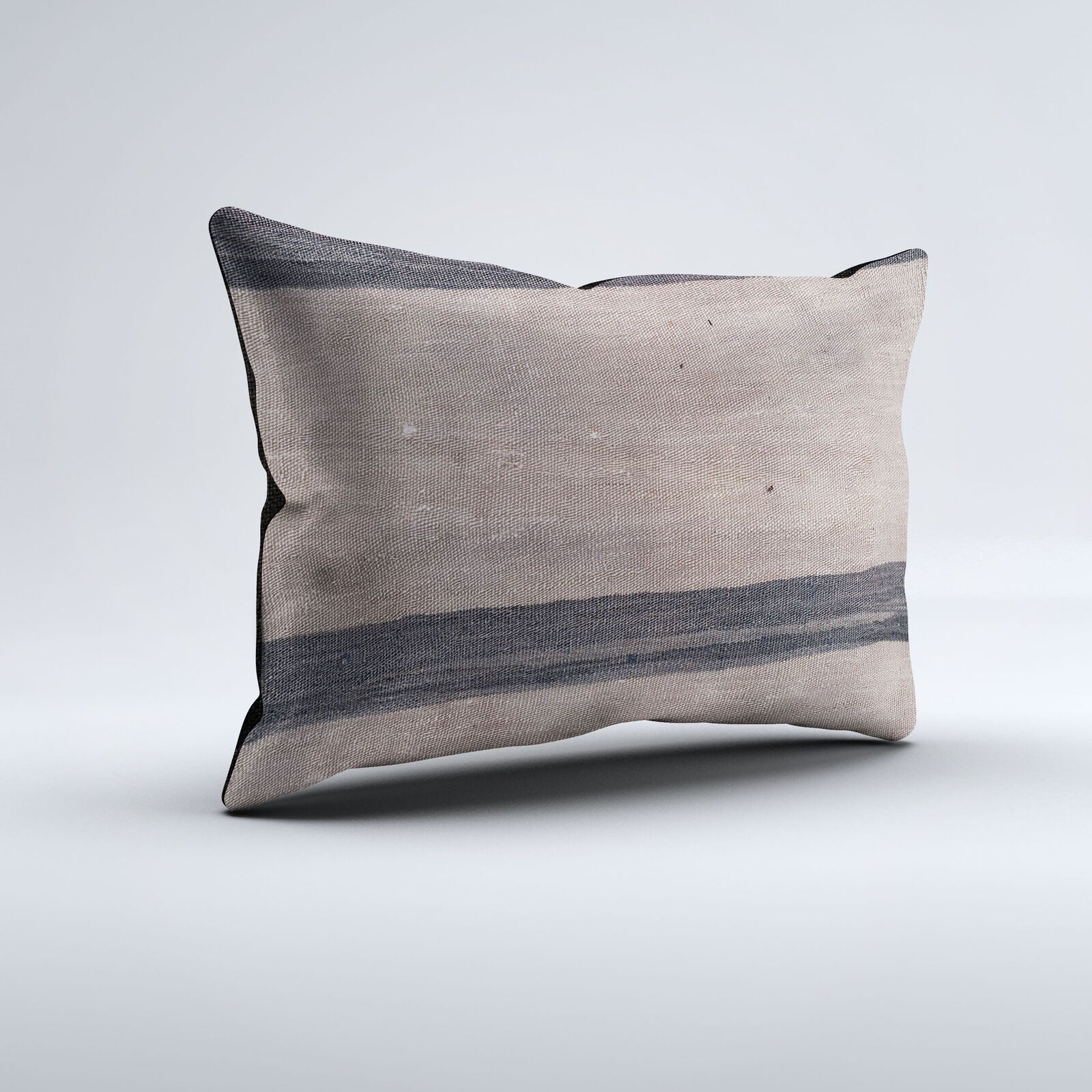 Vintage Turkish Kilim Cushion Cover 60x40 cm Wool Kelim Pillowcase 64665