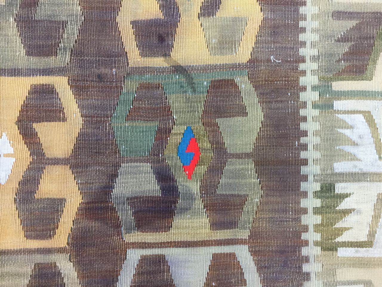 Vintage Turkish Kilim Kelim Rug shabby chic wool boho 245x112cm Moroccan Large Antiques:Carpets & Rugs kilimshop.myshopify.com