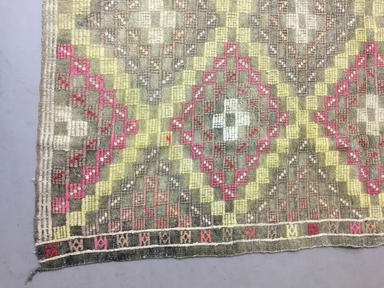 Antique Turkish Moroccan Kilim Rug shabby vintage old Kelim 288x162 cm Large Antiques:Carpets & Rugs kilimshop.myshopify.com