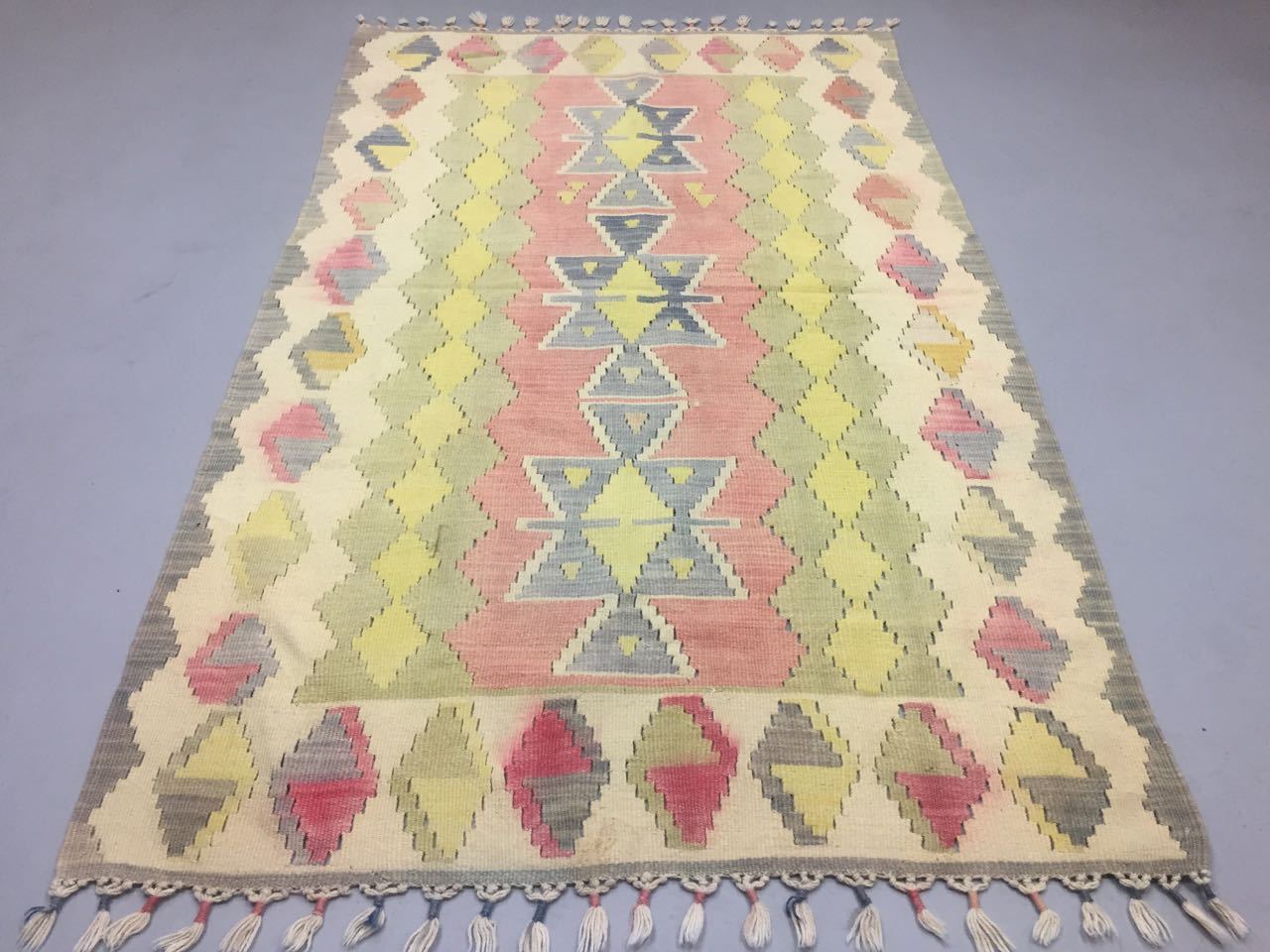 Vintage Turkish Kilim Kelim Rug shabby wool, country home, boho 177x110cm medium Antiques:Carpets & Rugs kilimshop.myshopify.com