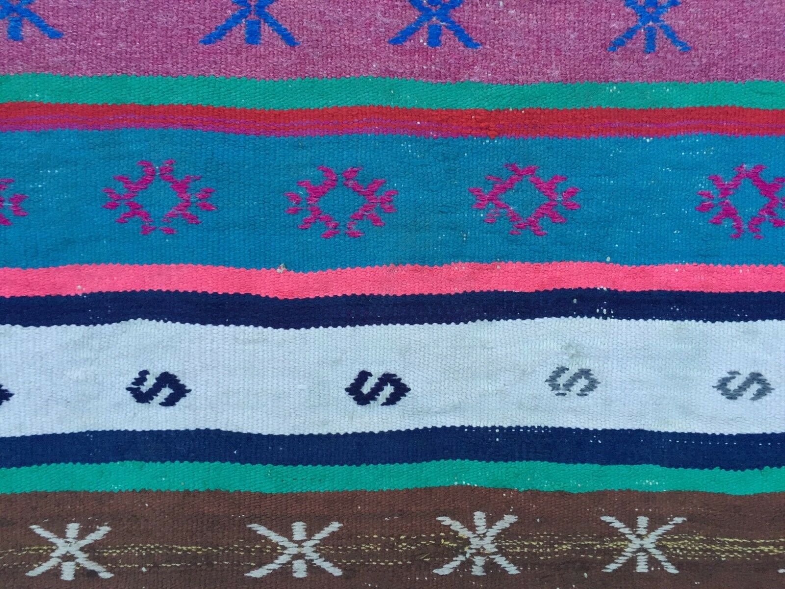 Vintage Turkish Kilim Rug Runner 340x93 cm shabby old country home Kelim rug Antiques:Carpets & Rugs kilimshop.myshopify.com