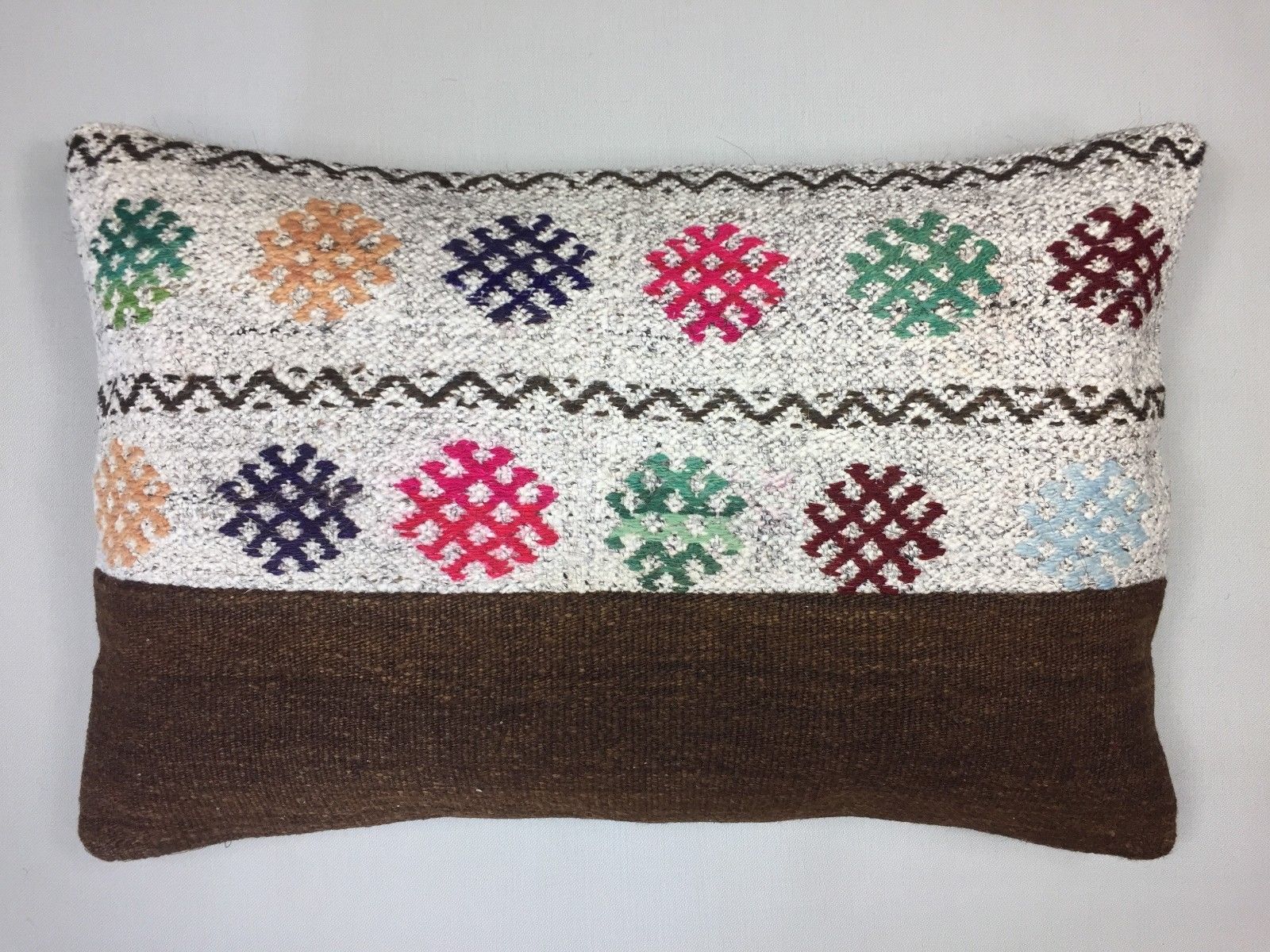 Kilim Cushion Cover 60x40 cm Old Vintage Antique Kelim pillow Boho country house Home, Furniture & DIY:Home Decor:Cushions kilimshop.myshopify.com