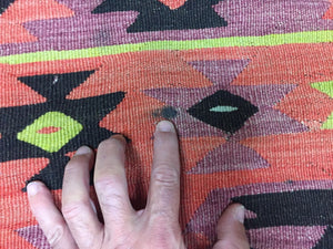 Old Turkish Kilim kelim, country house boho vintage rustic antique 240x163cm Antiques:Carpets & Rugs kilimshop.myshopify.com