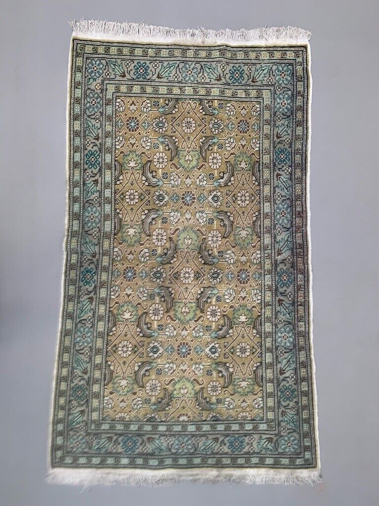 Vintage Turkish Rug 165x91 cm shabby carpet Central Anatolian Medium