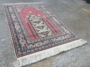 Old Turkish Rug, wool hand knotted country home 150x91cm, Tribal Boho vintage UK Home, Furniture & DIY:Rugs & Carpets:Rugs kilimshop.myshopify.com