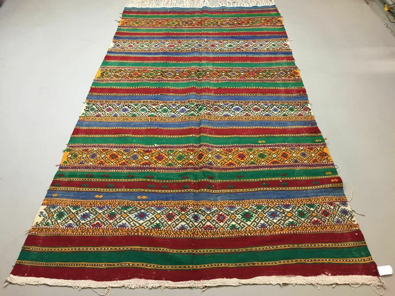 Vintage Turkish Kilim Kelim Rug 290x161 cm shabby chic wool, country home Large Antiques:Carpets & Rugs kilimshop.myshopify.com