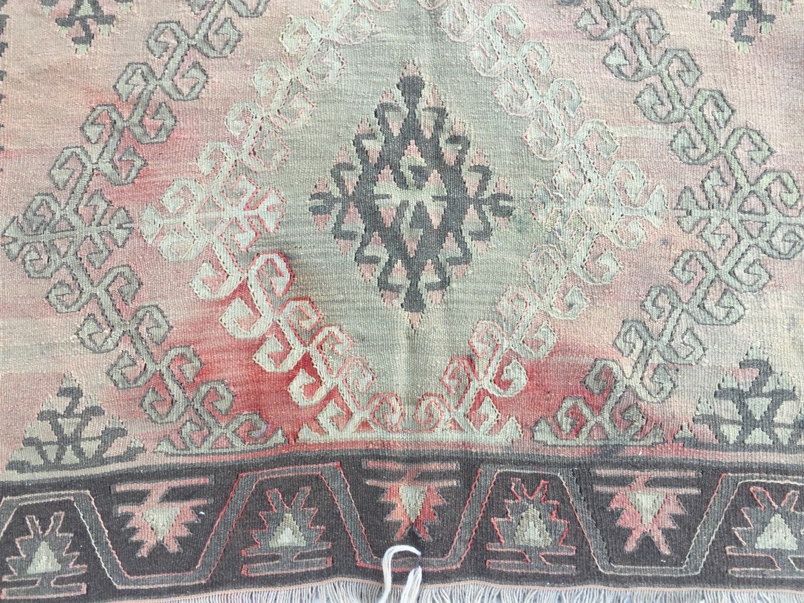 Vintage Turkish Kilim Kelim Rug 270x141 cm shabby chic wool, country home, boho Antiques:Carpets & Rugs kilimshop.myshopify.com