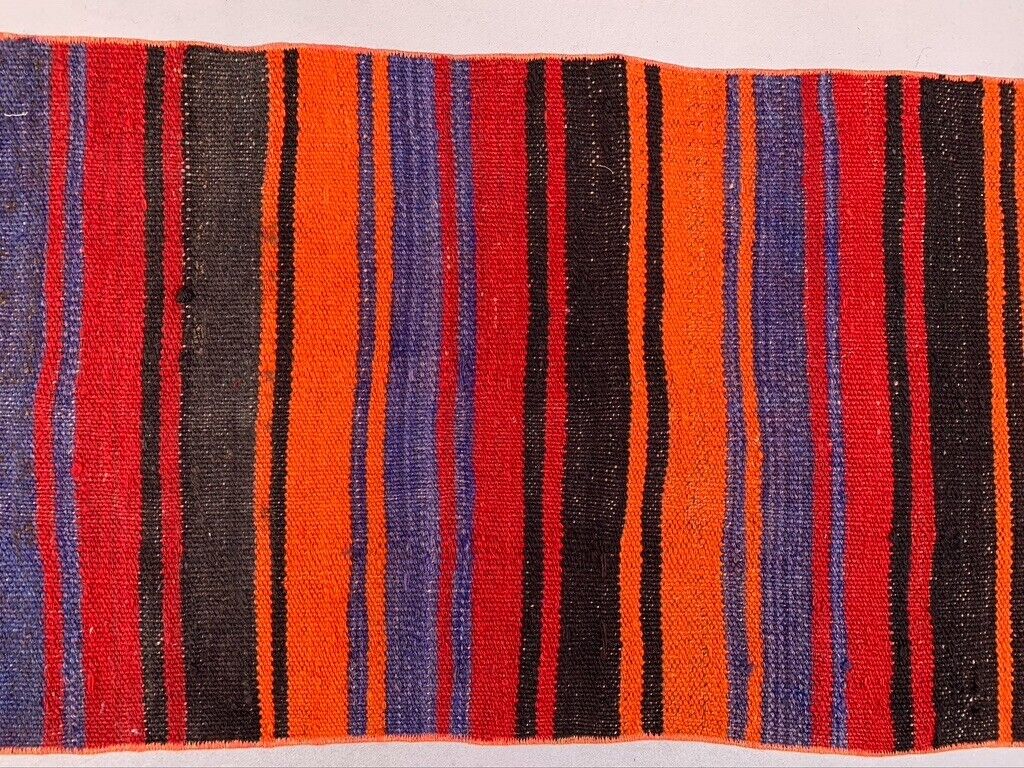 Old Turkish narrow Kilim Runner 215x52 cm shabby chic, vintage kelim