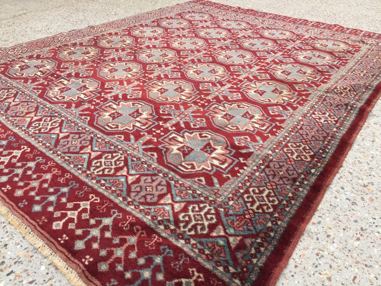 Turkish Vintage double sided Rug vegetable dye 175x132cm Persian Tribal boho old Antiques:Carpets & Rugs kilimshop.myshopify.com