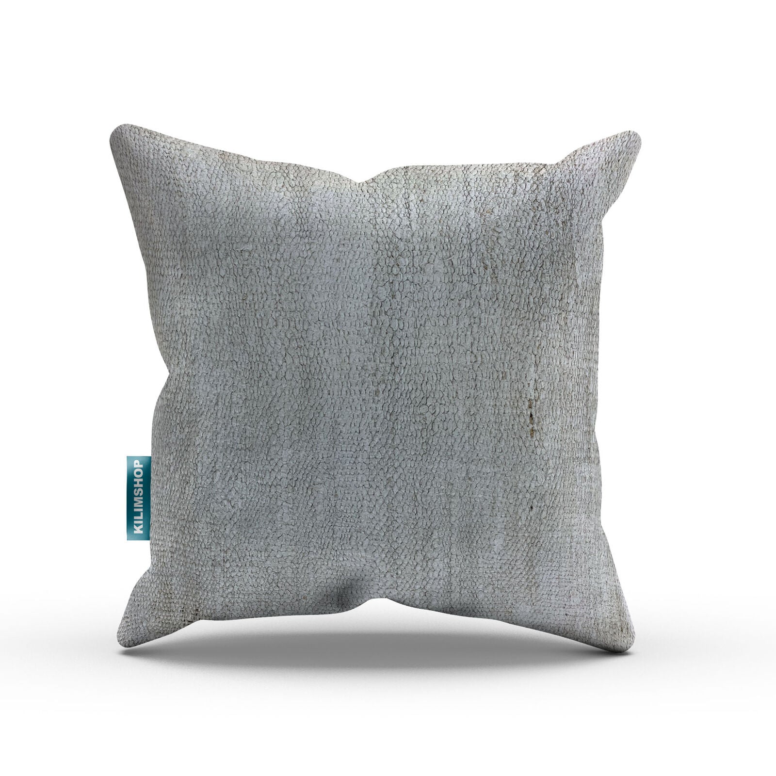 Vintage Kilim Cushion Cover 40x40 cm Square Wool Kelim Pillow Moroccan Decor