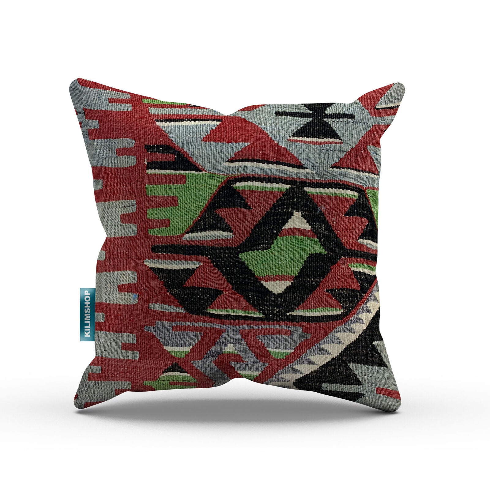Turkish, Moroccan  Kilim Cushion Cover, Kelim Pillow 50x50 cm