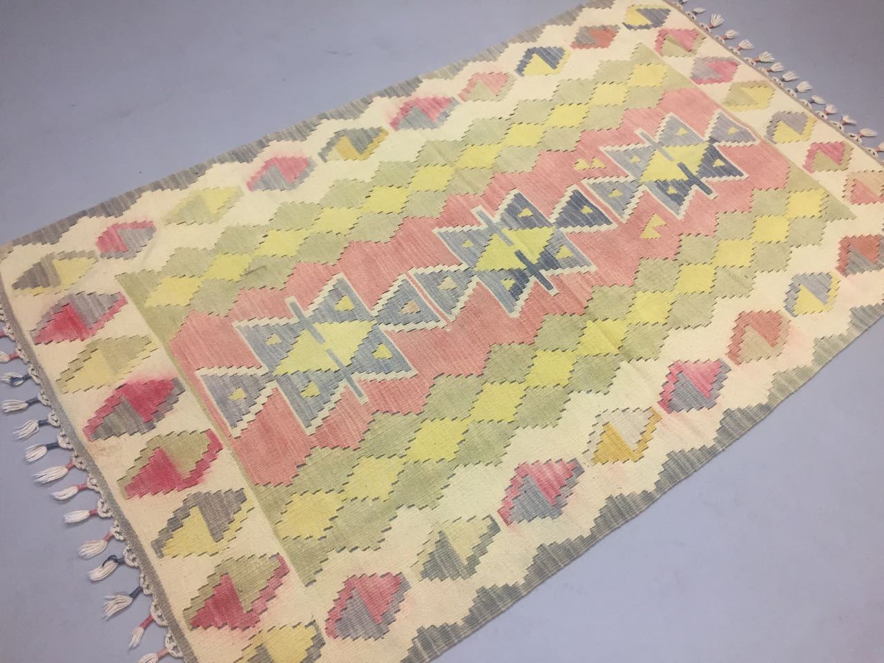 Vintage Turkish Kilim Kelim Rug shabby wool, country home, boho 177x110cm medium Antiques:Carpets & Rugs kilimshop.myshopify.com