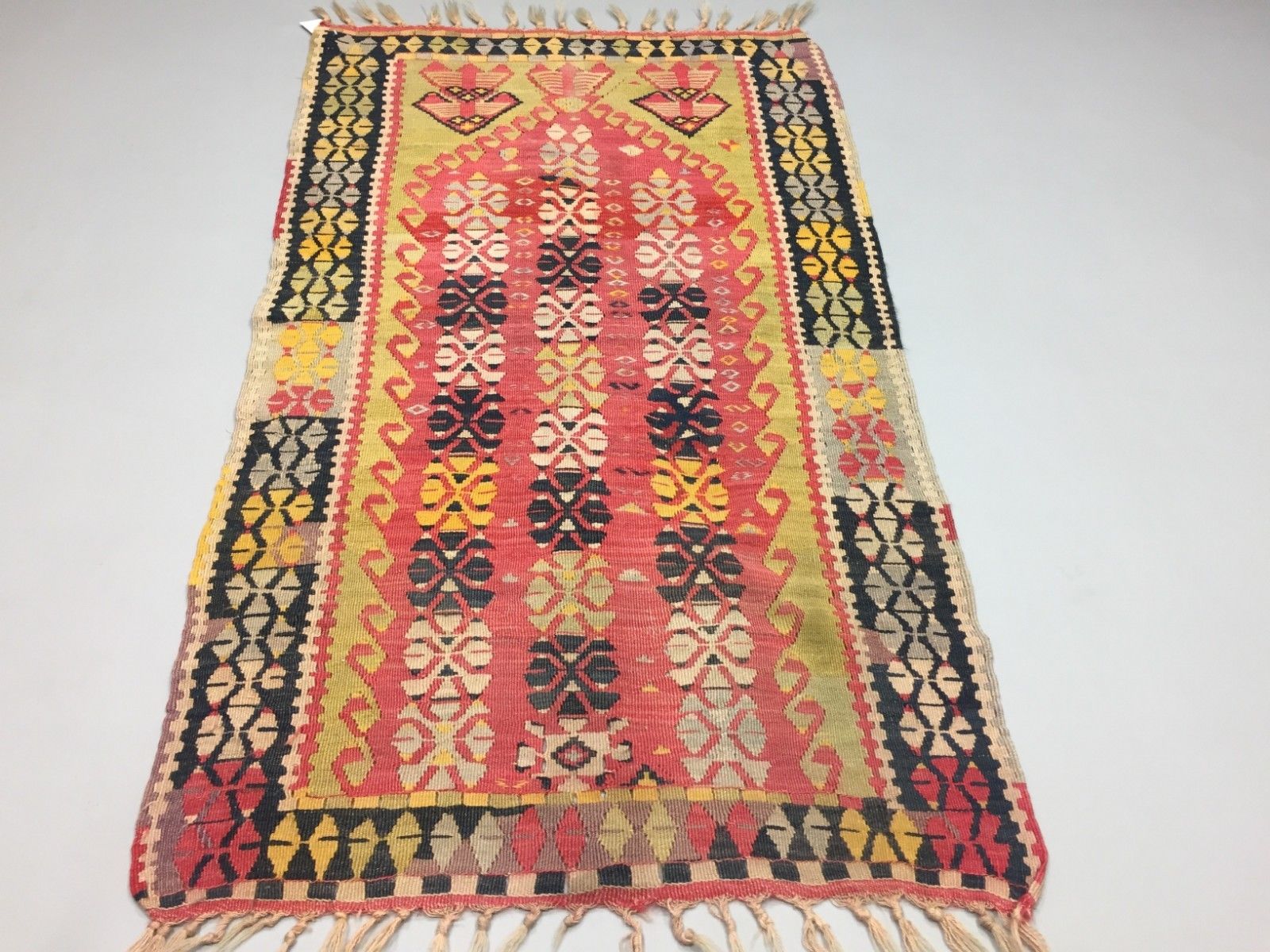 Antique Turkish Kilim Rug shabby vintage old wool country home Kelim 150x88cm Antiques:Carpets & Rugs kilimshop.myshopify.com