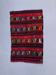 Medium Vintage Turkish Kilim Rug 162x101 cm Wool Kelim