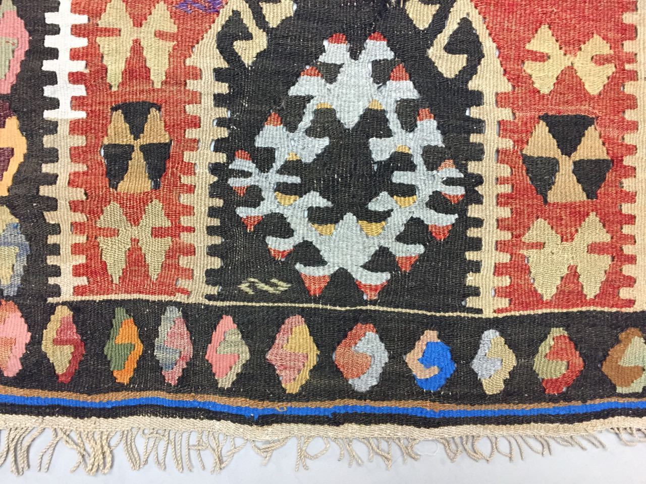 Traditional Turkish Kilim Rug shabby vintage wool country home Kelim 110x72cm Antiques:Carpets & Rugs kilimshop.myshopify.com
