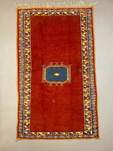 Vintage Moroccan Rug 265x155 cm Tazenacht Berber Atlas, Tribal kilimshop.myshopify.com