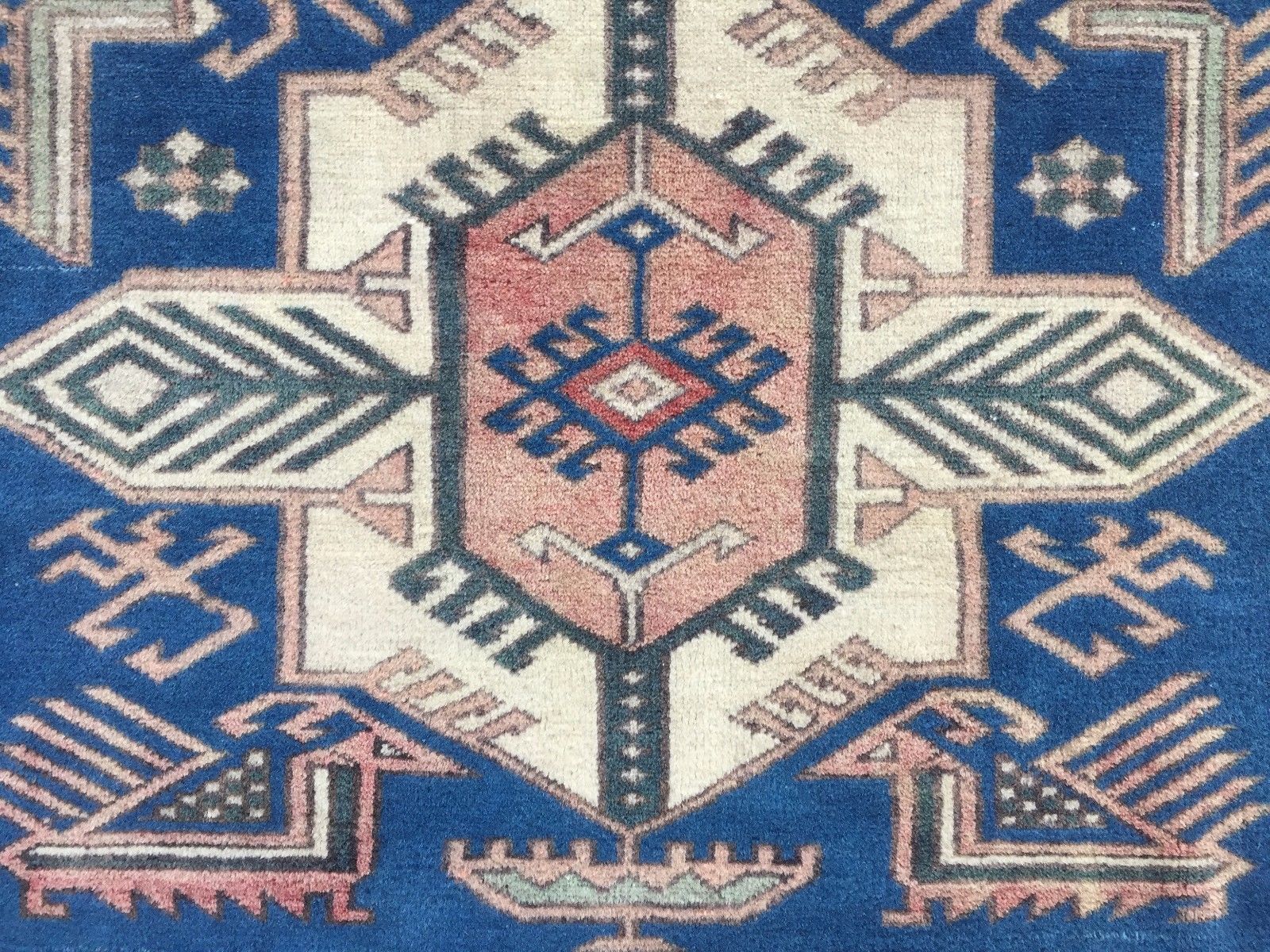Old Shirvan Rug, country home Tribal Boho vintage 177x101cm Persian Turkish Antiques:Carpets & Rugs kilimshop.myshopify.com
