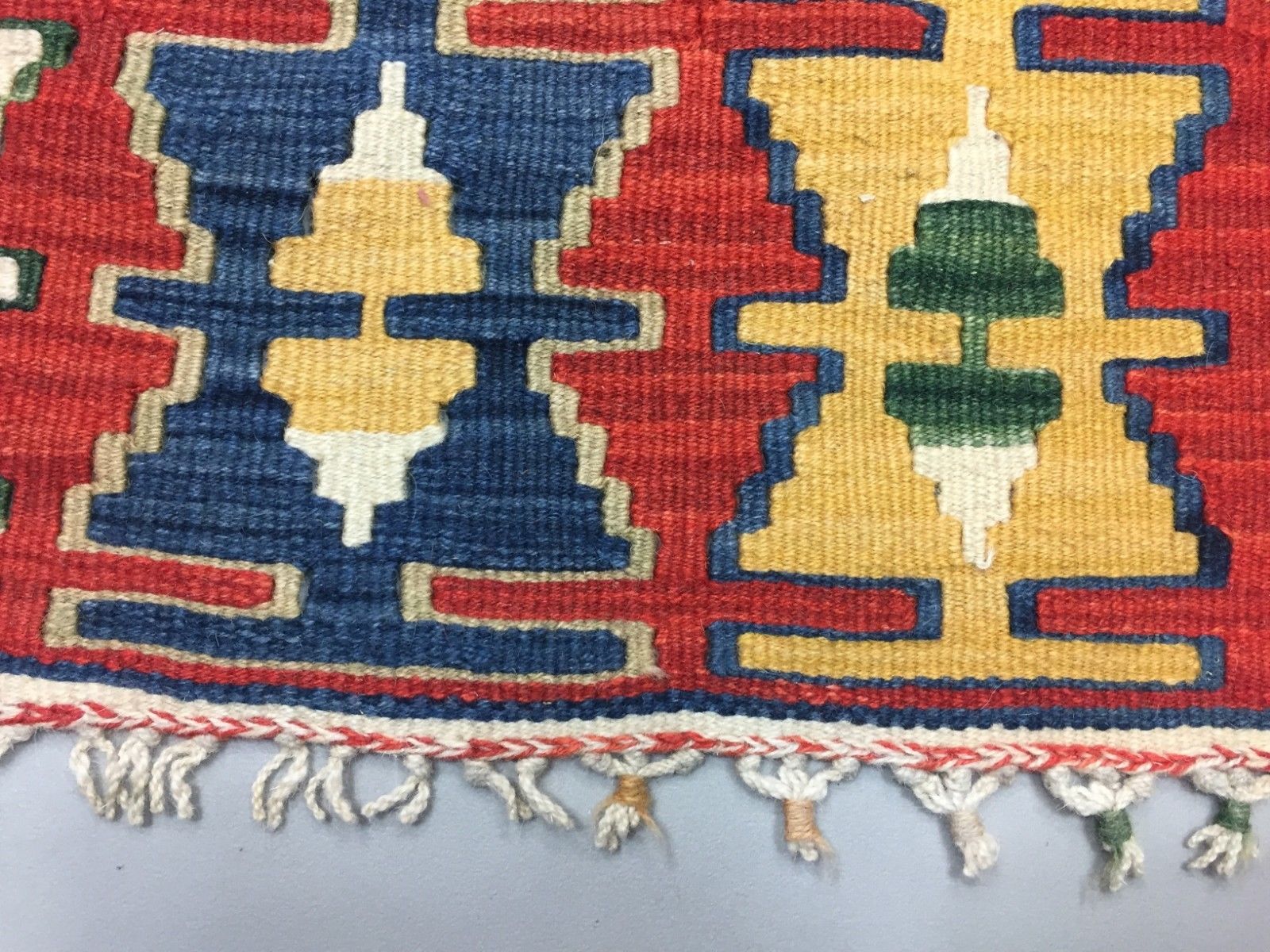 Handmade Turkish Kilim Rug shabby vintage wool country home Kelim 190x116cm Antiques:Carpets & Rugs kilimshop.myshopify.com