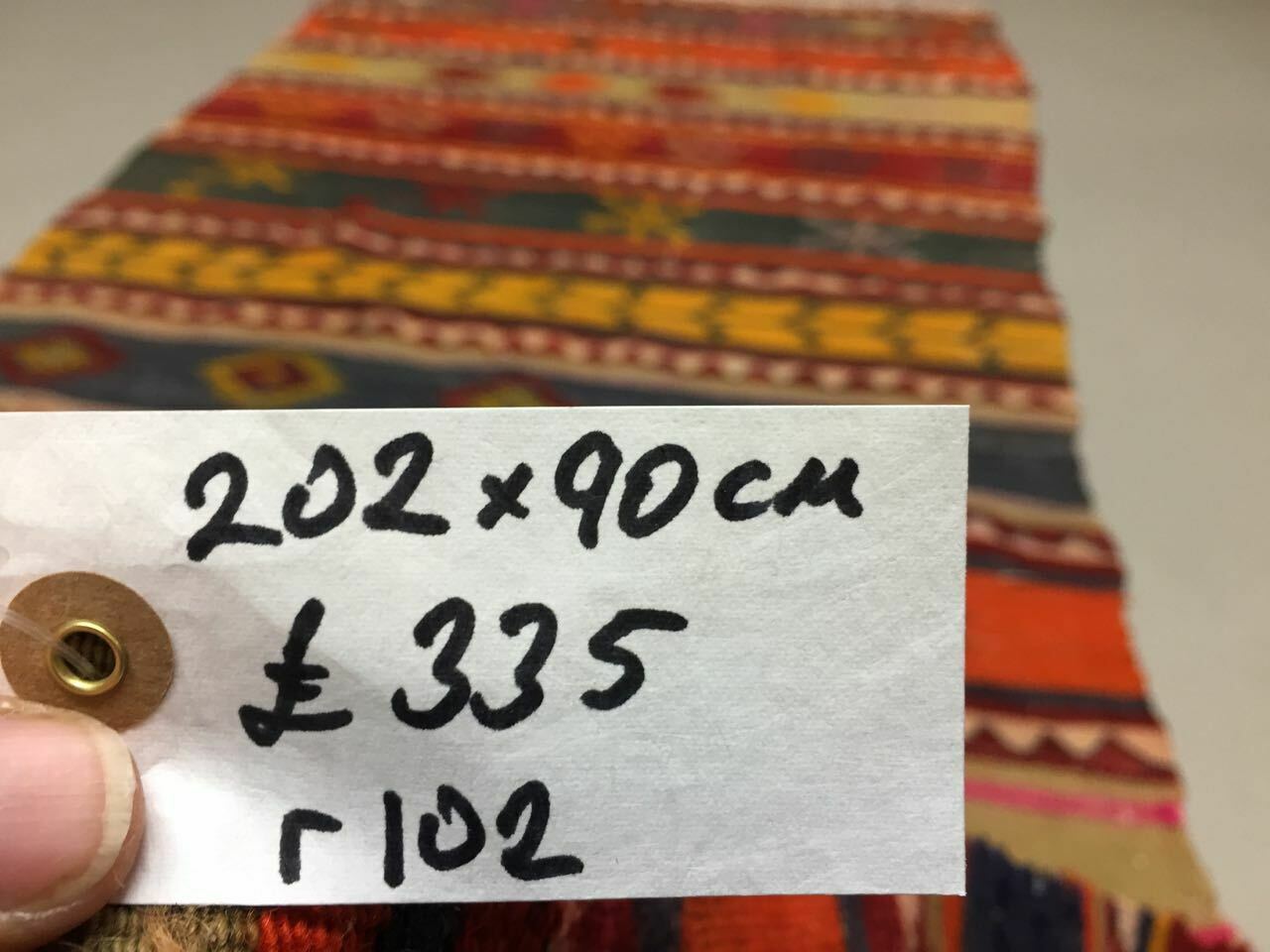Old Turkish Kilim Runner 202x90 cm, shabby chic, vintage kelim rug, small kilim Antiques:Carpets & Rugs kilimshop.myshopify.com