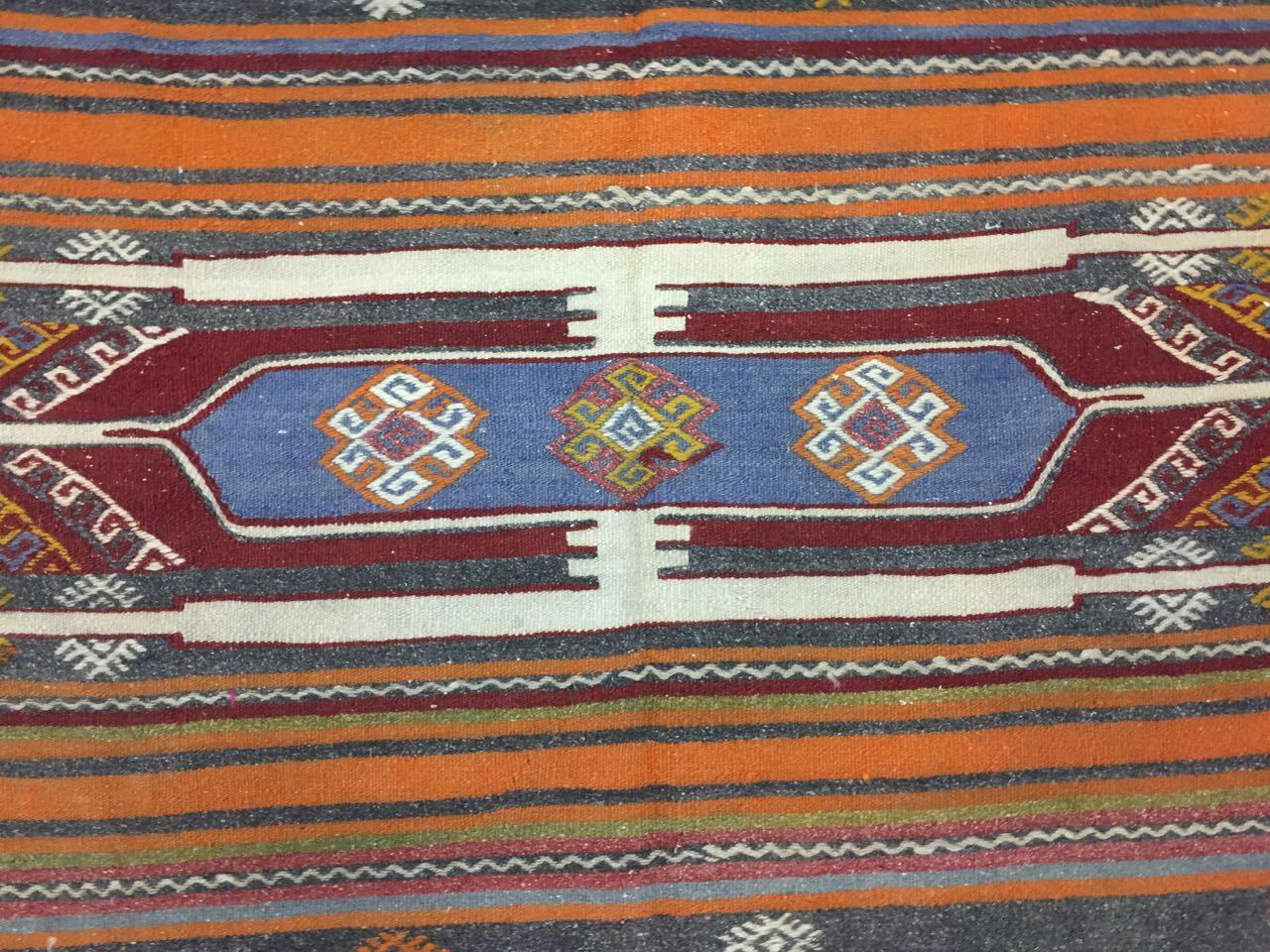 Vintage Turkish Kilim Kelim Rug 283x160 cm shabby chic wool, country home, Large Antiques:Carpets & Rugs kilimshop.myshopify.com