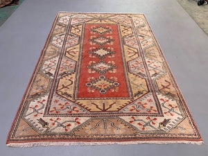Old Turkish Milas Rug 300x200 cm old vintage carpet Ushak Region Large