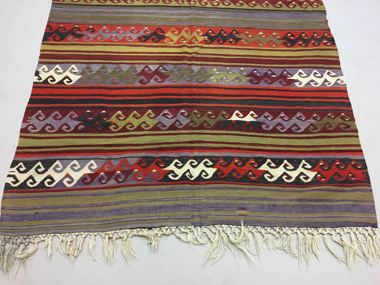 Antique Turkish Kilim Rug shabby vintage old country home Kelim 420x154cm large Antiques:Carpets & Rugs kilimshop.myshopify.com