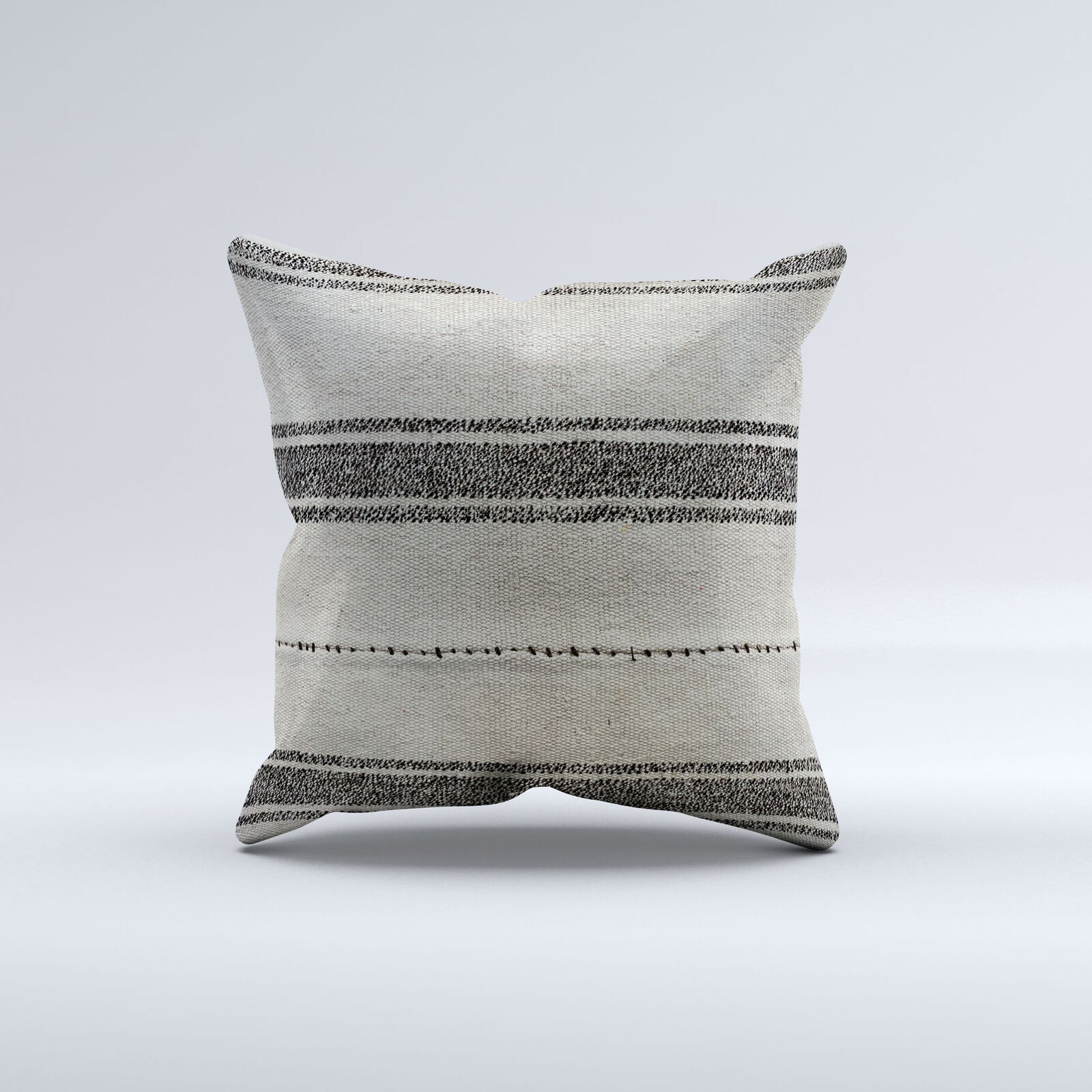 Vintage Turkish Kilim Cushion Cover 50x50 cm Square Wool Kelim Pillowcase 50465