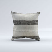 Vintage Turkish Kilim Cushion Cover 50x50 cm Square Wool Kelim Pillowcase 50465