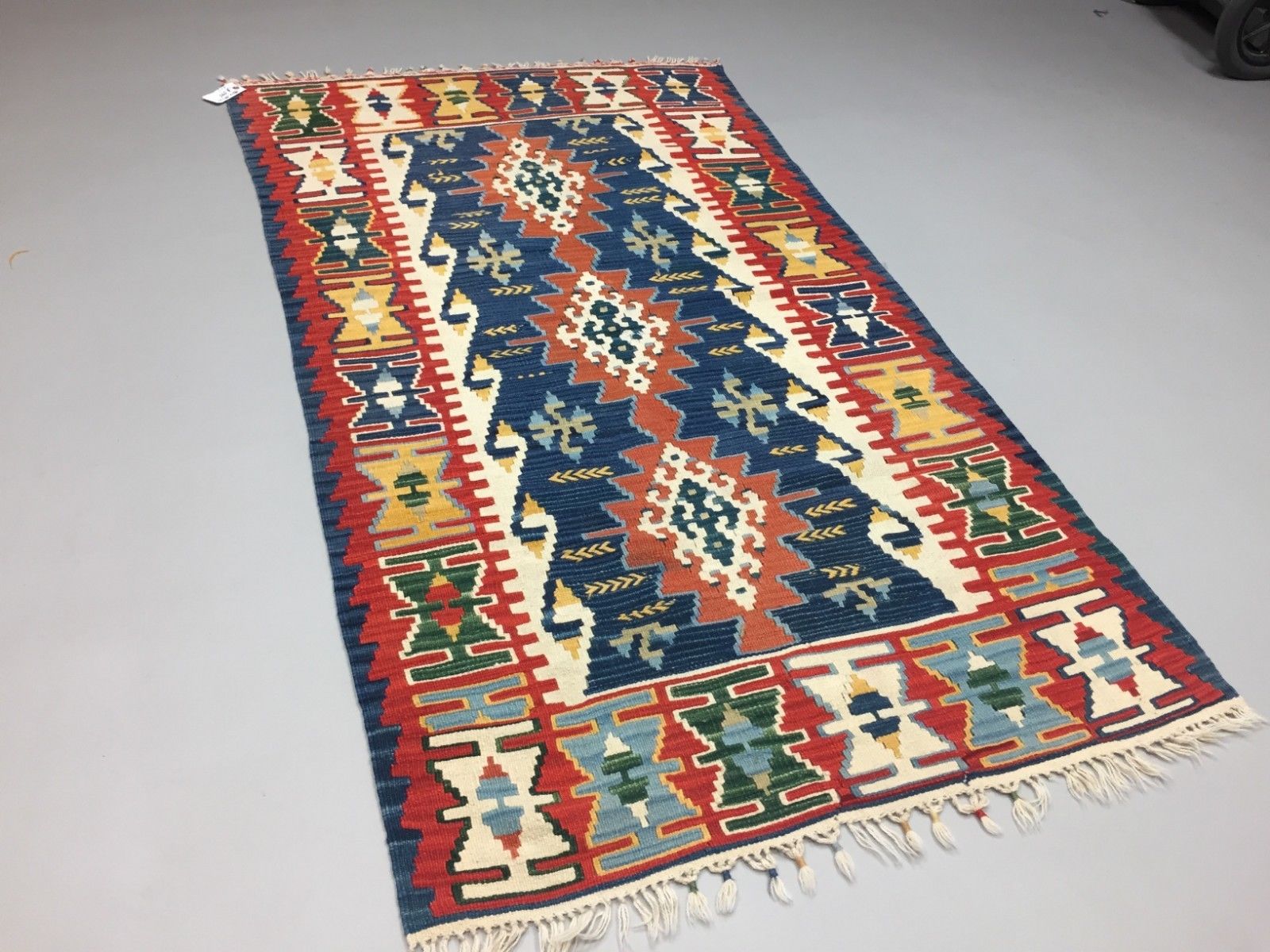 Handmade Turkish Kilim Rug shabby vintage wool country home Kelim 190x116cm Antiques:Carpets & Rugs kilimshop.myshopify.com