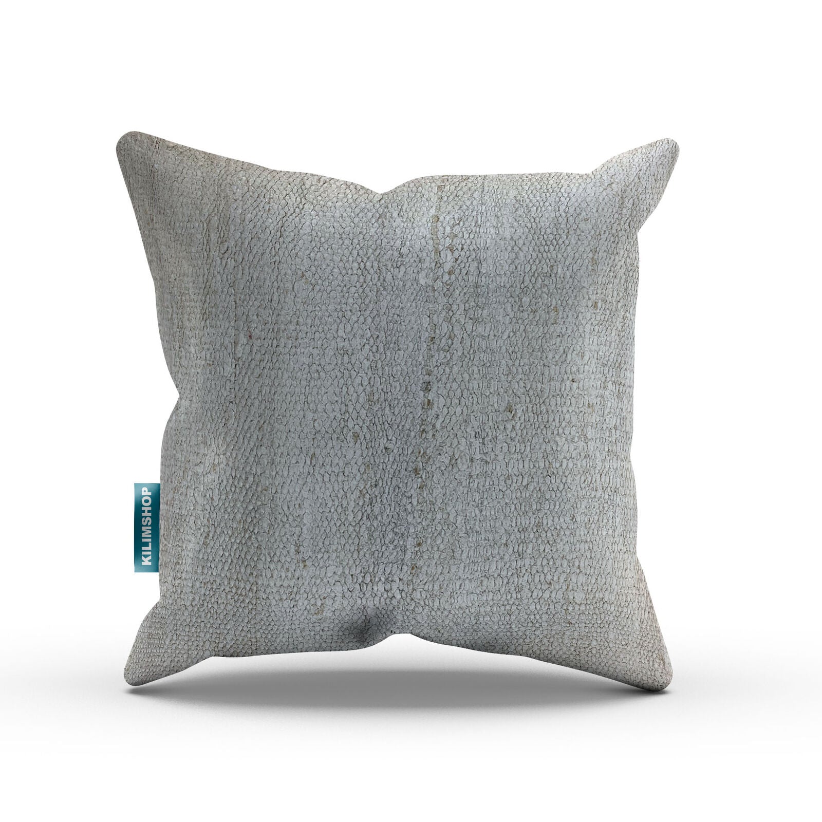 Vintage Kilim Cushion Cover 40x40 cm Square Wool Kelim Pillow Moroccan Decor