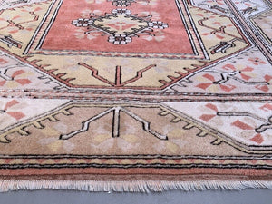 Old Turkish Milas Rug 300x200 cm old vintage carpet Ushak Region Large