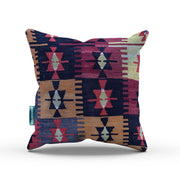 Turkish Kilim Cushion Cover 60x60 cm Square Wool Kelim Pillow Moroccan  66377