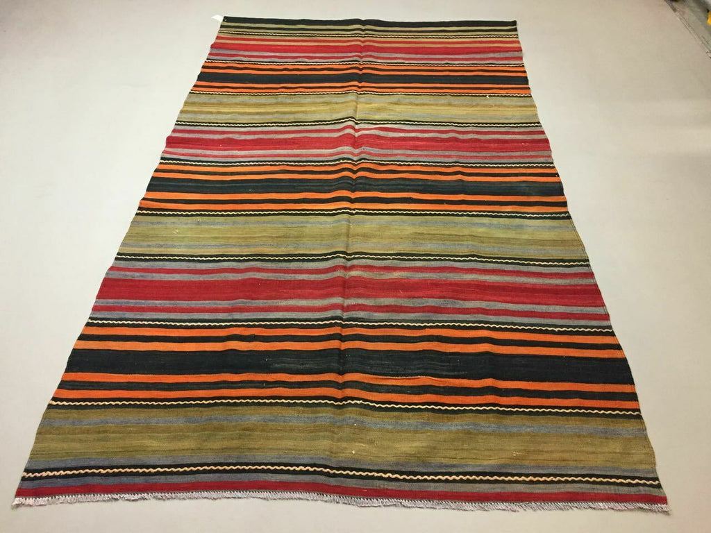 Vintage Turkish Kilim Kelim Rug 262x154 cm shabby chic wool, country home, Large Antiques:Carpets & Rugs kilimshop.myshopify.com