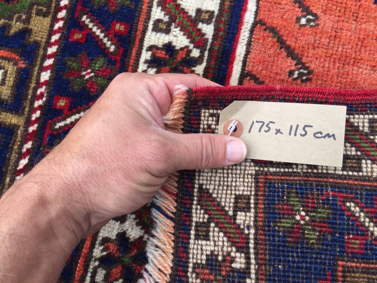 £950 Turkish Vintage Prayer Rug vegetable dye175x115cm Persian Afghan Tribal Home, Furniture & DIY:Rugs & Carpets:Rugs kilimshop.myshopify.com