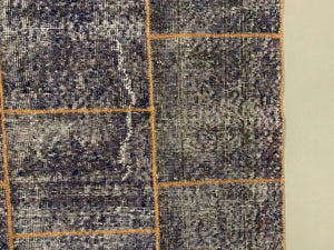 Distressed Vintage Turkish Patchwork Rug 178x133 cm Wool Medium