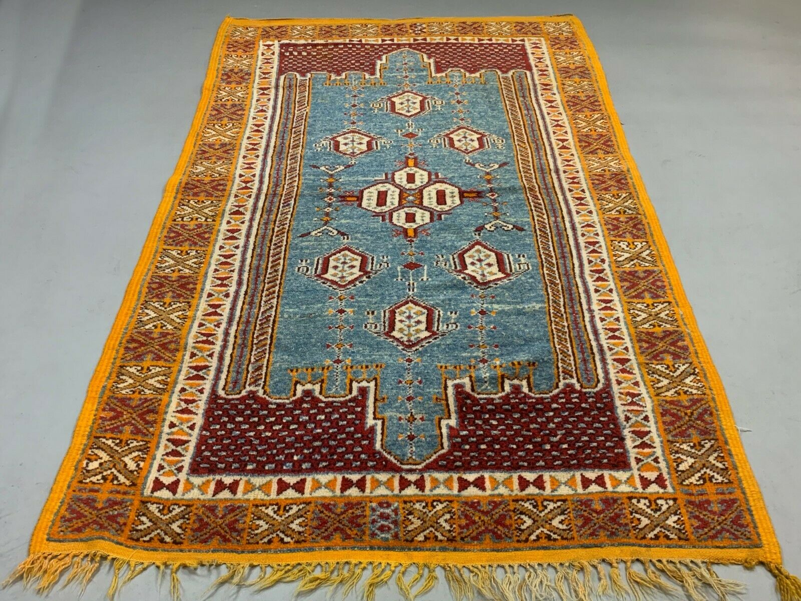 Vintage Moroccan Rug 250x146 cm Tazenacht Berber Atlas, Tribal kilimshop.myshopify.com