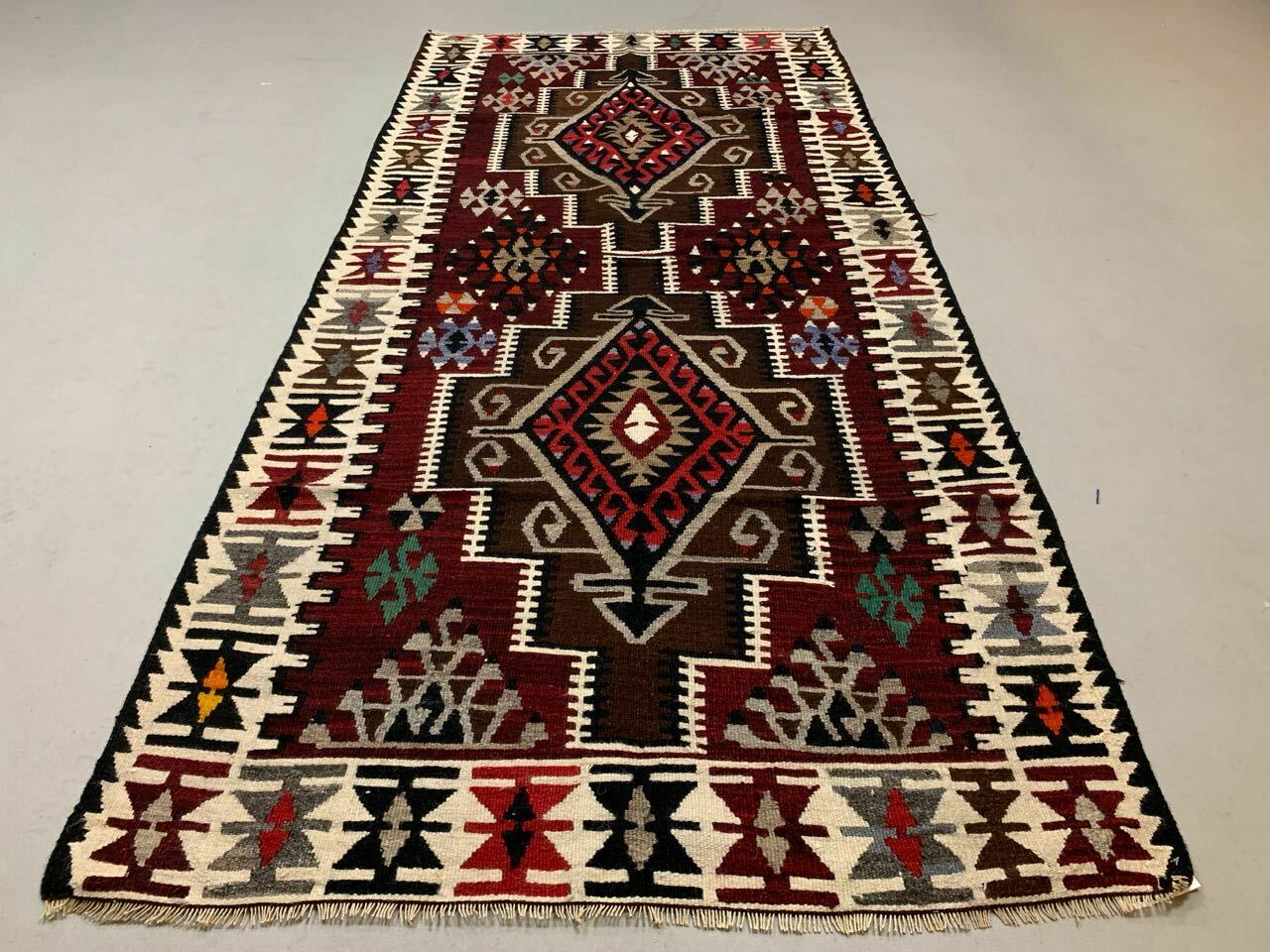 Vintage Turkish Kilim Kelim Rug shabby, country home, boho 230x113 cm medium Antiques:Carpets & Rugs kilimshop.myshopify.com
