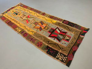 Old Turkish narrow Kilim Runner 243x96 cm, shabby chic, vintage decor kelim rug Antiques:Carpets & Rugs kilimshop.myshopify.com