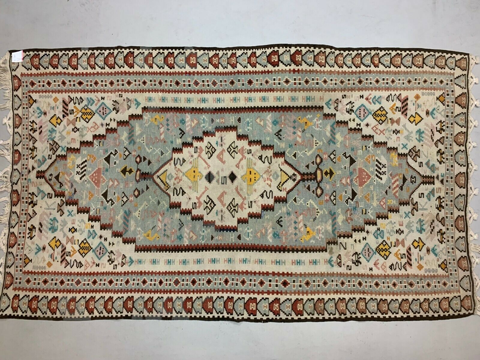 Vintage Turkish Kilim 205x120 cm shabby, country home, boho Old Kelim Rug medium Antiques:Carpets & Rugs kilimshop.myshopify.com