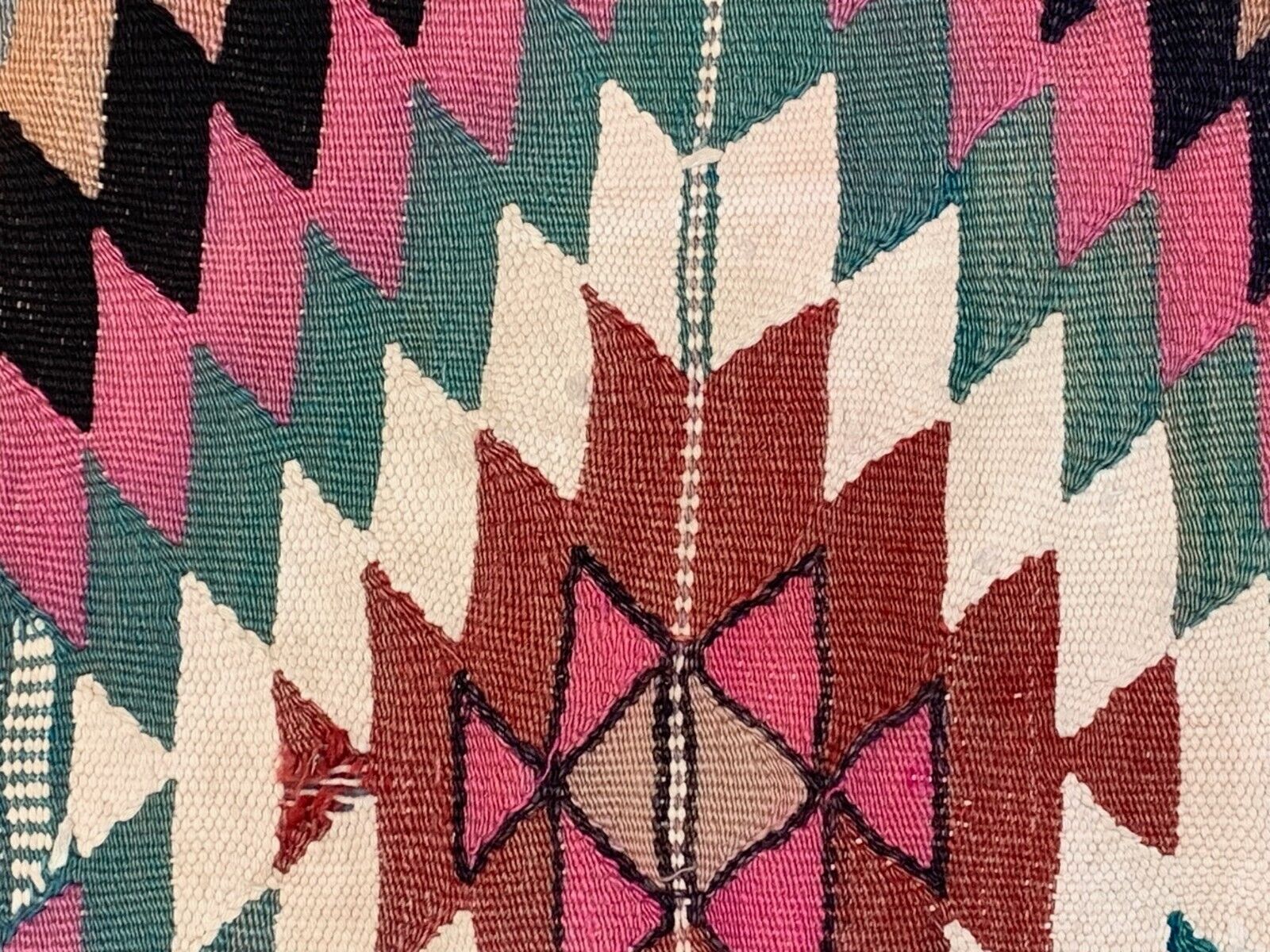 Old Turkish narrow Kilim Runner 337x46 cm shabby chic, vintage kelim